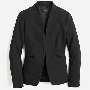 J Crew Going-out blazer in stretch twill, 4 Tall, Black
